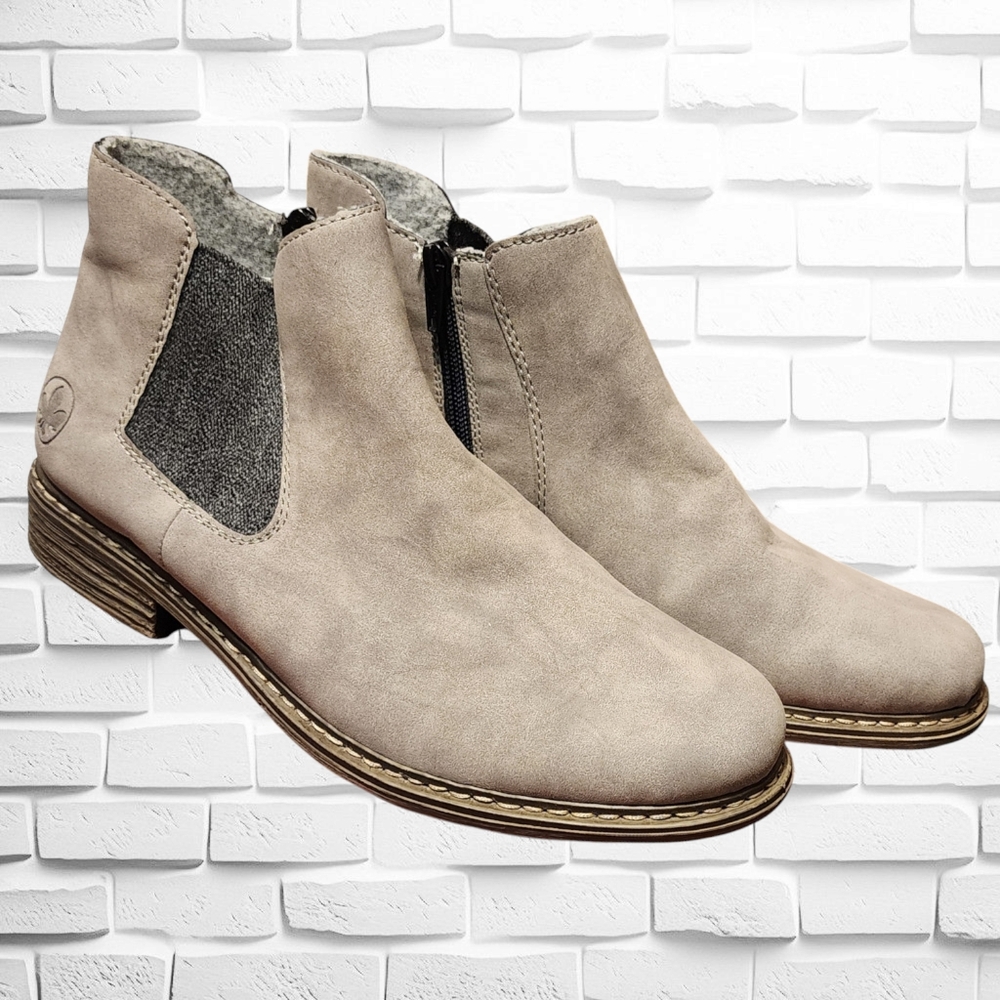 Rieker Comforto Chelsea Boots Antistress Size 41= US-10.5 Gray Color NWOT
